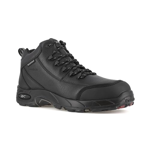 Reebok mens Tiahawk Safety Toe Waterproof Sport Work Industrial Construction Boot, Black, 10 US