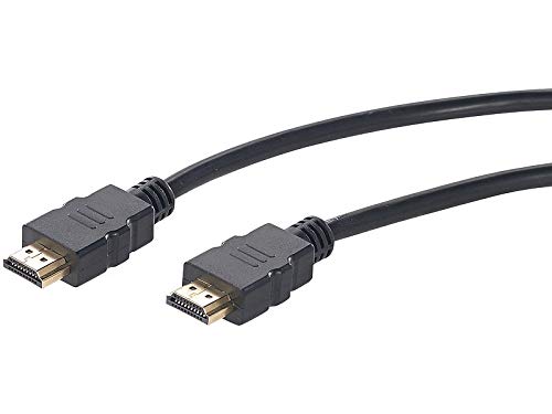 Câble HDMI High-Speed pour 4K, 3D & Full HD, HEC, noir, 1 m [Auvisio] Cover