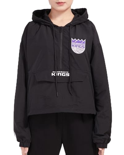 Chaqueta Pro Standard NBA Premium con acabados clásicos de tejido woven negro M