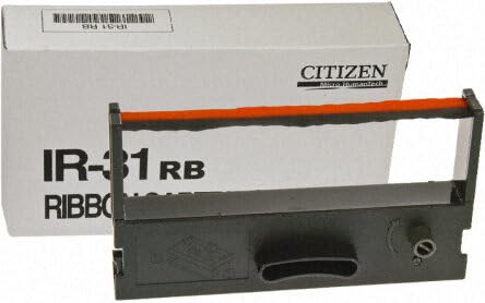 Citizen Systems IR-31RB-BOX Ribbon RedBlack Box - 10 per Box for The CD-S500