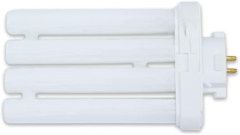 Exсluѕіvе Sресіаl FML27/65K Quad Tube FML 27W 6500K Bulb T4 Plugin Light Bulb by Lumenivo - Sunlight Lamp Replacement Bulb - Daylight Color Temperature - GX10q-4 4 Pin Base - 10,000 Hours - 1330 Lumens - 2 Pack