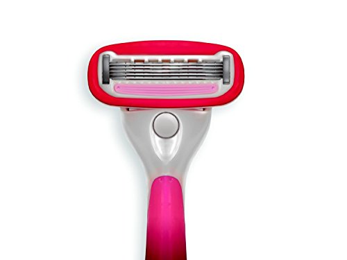 The ultimate shave women's 5-blade razor plus a bulk pack of 12 r…