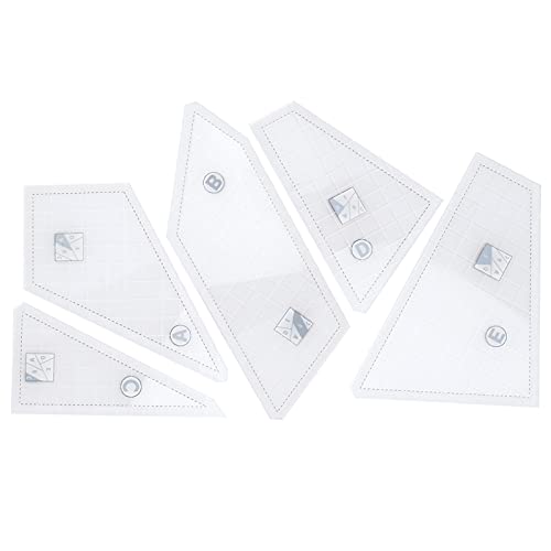 5pcs Quilting Rulers DIY Transparent Acrylic Quilting Templates Set for Craft Professional Sewing Quilting RulersQuilting TemplatesAcrylic TemplatesAcrylic RulersSewing