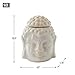 Zingz & Thingz Decorative Ceramic Oil Warmer, Peaceful Buddha, 4.25x4x5