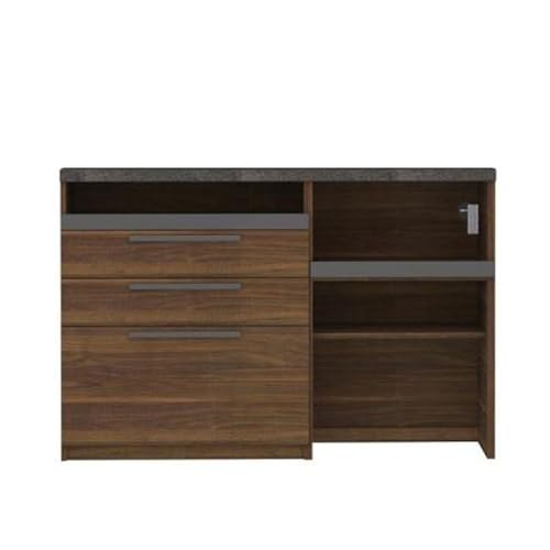 【美品】パモウナ キッチンカウンター 140cm ウォールナット 楽天市場】パモウナ 食器棚 幅140cm CW 完成品 キッチン