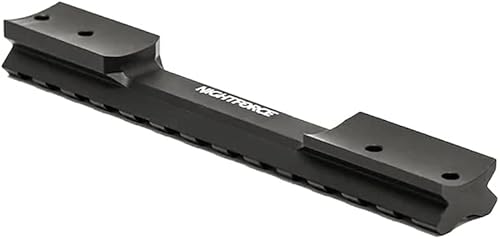 Miniatura 2 de NightForce Standard Duty 1-Piece Picatinny-Style Black Matte Aluminum Mounting Scope Base Compatible with Remington 700
