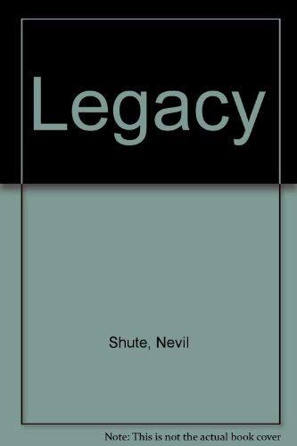Legacy 0688019773 Book Cover