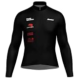 Negro Santini Paris-Roubaix 2026 Long Sleeve Jersey L