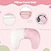 Hooyax Waterproof Nursing Pillow Cover, Stretchy Nursing Covers for New-Designed Breastfeeding Pillows, Adorable Infant Feeding Pillow Slipcover for Baby Boy and Girls (Pink)