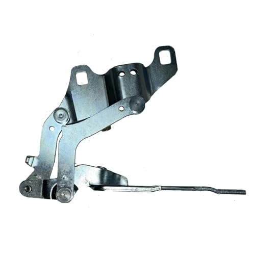 Driver Side Hood Hinge | Hood Pivot Bracket | Chrome finish, Steel material - Compatible with 2006-2012 BMW 3-Series
