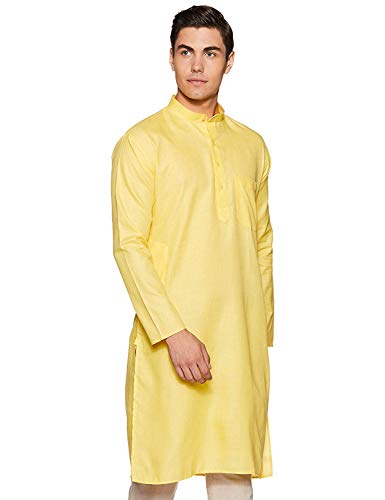 Kurta de algodón Khadi para hombre transpirable ideal para verano