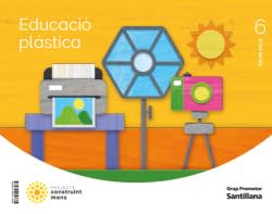 Portada de Educacio Plastica 6º Educacion Primaria Construint Mons Catala Ed 2023