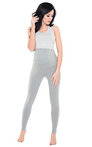 Preisvergleich Produktbild Purpless Umstandsleggings Schwangerschaft Leggings für Werdende Frauen Mutter Umstandsstrumpfhose Umstands-Mode 1025 (38, Gray2 Melange)
