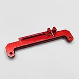 OwlKay RC Accessoires 1 PCS Direction Barre de Traction Avant Métal Bande Règle Étroit pour MINI Z Buggy RC Accessoires De Voiture Pièces Servo (Color : Red)