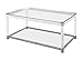 Coaster 720748 Glass Top Coffee Table, Chrome
