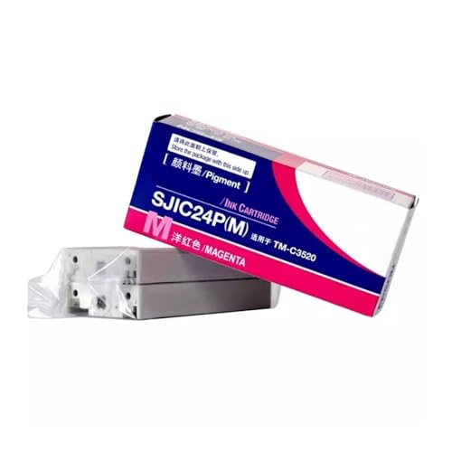 Cartouche d'encre Epson TM-C3520 SJIC24P séparée pour remplacer le magenta épuisé