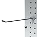 Presa 409-50 Heavy Duty Metal Peg Board Shelving Hooks, 8-Inch, 50-Pack