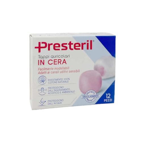 Presteril tappi auricolari cera 12 pezzi