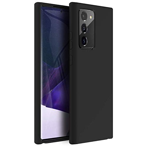 Image of Mobile Back Cover Case for Samsung Galaxy Note 20 (6.7 inch) (Silicone Case|CameraProtection|Black SC1510)