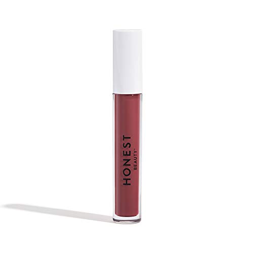 Honest Beauty Liquid Lipstick, Passion | Vegan | Hydrating All-Day Wear & Flex Feel | Synthetic Film Formers Free, Silicone Free, Cruelty Free | 0.12 fl. oz.