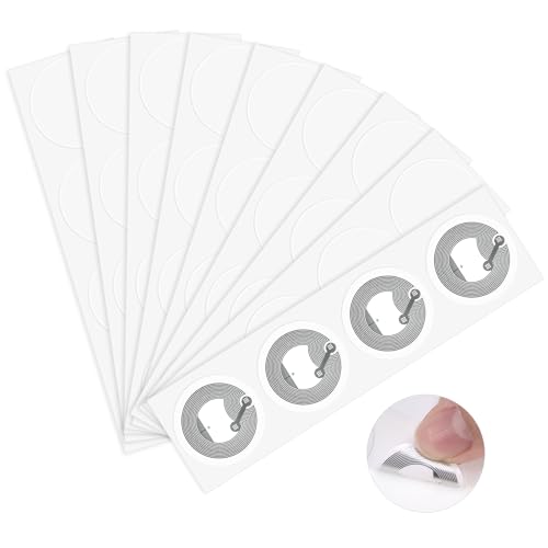 30 Pcs NFC Tags Adhesive NFC Stickers Chip 1 Inch Rewritable NFC Tags 504 Bytes Compatible with Ntag 215 TagMo and Amiibo and NFC Enabled Mobile Phones Devices