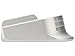 NDZ Performance Magazine Base Plate Finger Extension with Textured Surface for Sig P365 9mm Anodized Aluminum - Silver