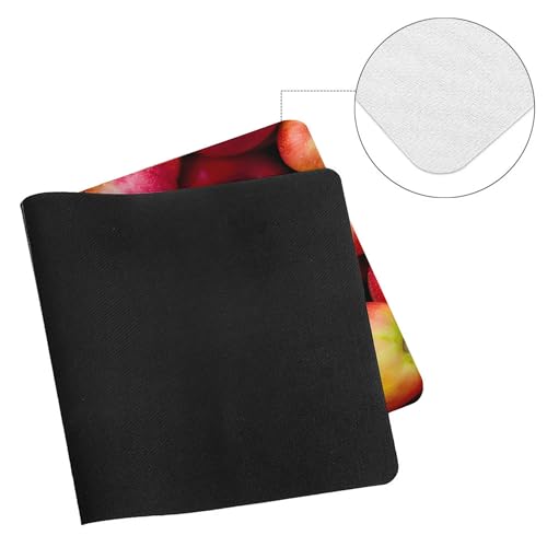 Image of Fruit Apple Extended Gaming Mouse Pad, with Stitched Edges Large Mouse Pad Desk Protector, Rubber Base Mousepad Keyboard Mouses Mat for Work Game Office Home- 32 inch X 16 inch Inch