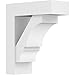 Ekena Millwork BKTP05X12X14BOA05 Standard Balboa Architectural Grade With Block Ends PVC Brackets, 5"W x 12"D x 14"H