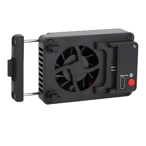 Fockety Enfriador de cámara para cámaras DSLR sin Espejo, Ventilador portátil semiconductor para grabación de Video 4K, fotografía de Larga exposición en Exteriores, Uso en Estudio en