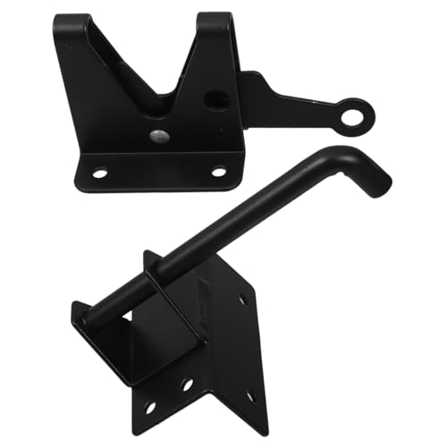 Vaguelly 1sets Chiavistello Per Cancello in Ad Alta Resistenza Chiavistello Per Piscina Meccanismo Di Bloccaggio Automatico Kit Di Sicurezza Per Recinzione Autobloccante