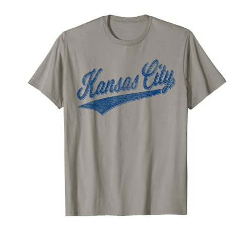 JERSEY DEPORTIVO ESTILO KANSAS CITY MISSOURI VARSITY SCRIPT Camiseta