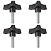 KOGUNXU 481625-01 Three Arm Nut Knobs Lawn Mower Handle Knob for Scag Grass Catcher Cheetas Turf Tiger GC-2B, GC-SCZ48/52, GC-STC, GC-STT/SCZ-61V, GC-STWC-61
