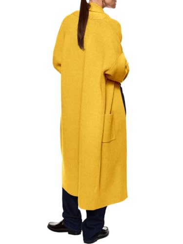 Image of Womens Long Sleeve Cardigan Sweaters Oversized Open Front Maxi Coat