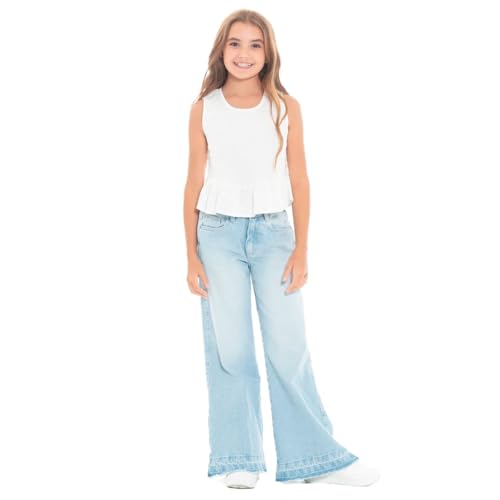 Girls Jeans High Rise Ripped Boyfriend Bootcut Jean - Teen Jeans for Casual Occasions2