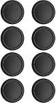 Ferkurn Bouchons de remplacement pour Swtich & Commutateur Lite Commutateur OLED Réparer le poteau,Switch Analog Jeu de boutons Joy Con Le poteau Grips Capuchon de peau pour le remplacement avec des bouchons de poteau 8 PCS noir