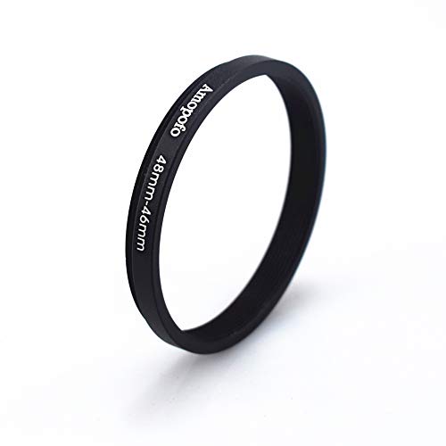 48mm to 46mm Camera Filters Ring Compatible All 48mm Camera Lenses to 46mm UV CPL Filter Accessory,48-46mm Camera Step-Down Ring