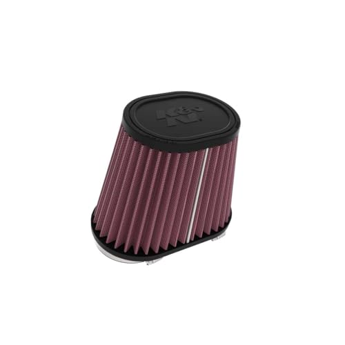 Image of K&N Universal Clamp-On Air Filter: High Performance, Premium, Washable, Replacement Filter: Flange Diameter: 2.375 In, Filter Height: 5 In, Flange Length: 0.375 In, Shape: Oval Straight, RU-4720