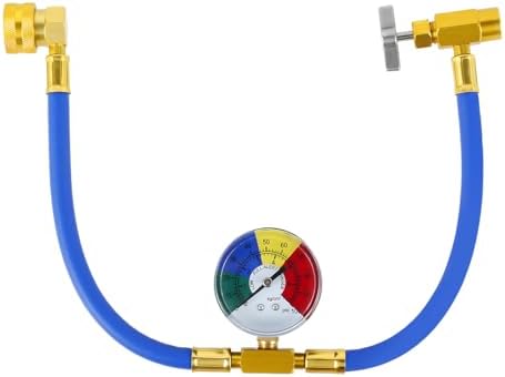 R134A Refrigerant Charge Hose Kit, 1/2" AC Refrigerant Recharge K...
