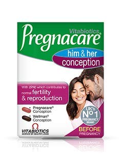 (4 PACK) - Vitabiotics Pregnacare His & Hers Tablets | 60s | 4 PACK - SUPER SAVER - SAVE MONEY by Vitabiotics
