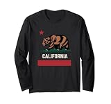 Vintage California Republic Bear State Flag Long Sleeve T-Shirt