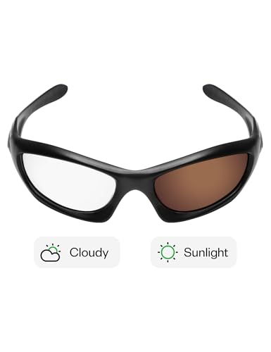 Image of Mryok Replacement Lenses for Oakley Monster Dog Sunglasses, HD Polarized, UV Protection, Impact Resistant