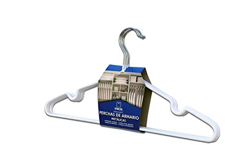 Inalsa Set 5 Percha, Blanca, 25 cm