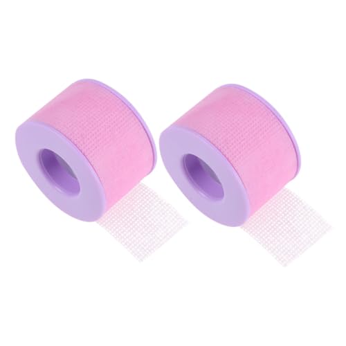 IWOWHERO Makeup Eyelash Tape for Eyelash Extensions Breathable Lash Tape Gentle Adhesive 2 Rolls 2.5cm*3m for Individual or Professional Use