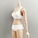 Colaxi 1/6 Scale Female Clothes 12 inch Doll Clothing Vest and Shorts Swimsuit Collectible Trendy Bikini Women Action Figure Clothes, White