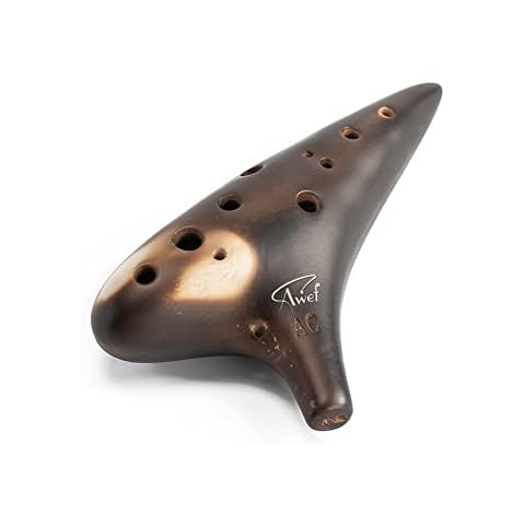 Joy of Wood Thrush 12 Hole Alto C Ceramic Ocarina Sweet Potato Shape Cover
