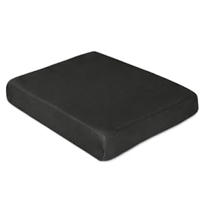 Coussin de Siège en Mousse à Mémoire de Forme - Ultra Confort pour Bureau, Voiture et Fauteuil Roulant