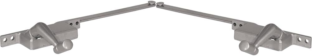 Prime-Line 9 in. Diecast Aluminum Casement Window Operators with Square Body, Left & Right Hand (2 Pack)