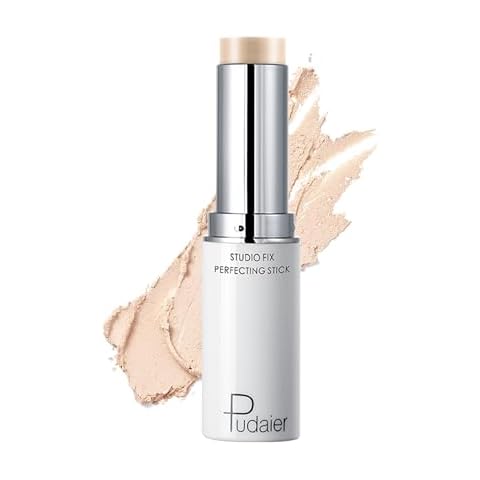 Matte Foundation Stick and Concealer Stick, Multi-use Face Makeup Foundation, Full Coverage Complexion Stick, Long Lasting and Waterproof Foundation for Natural and Flawless Makeup Cover