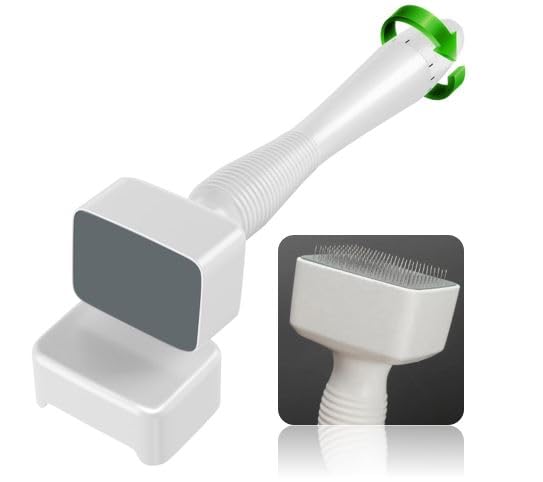 Kettlekane 140 Titanium Adjustable Micro Needling Derma Stamp, Derma Stamp for Hair & Beard, Micro Needle Skin Care Tool Use for (Hair Beard Growth) (White)