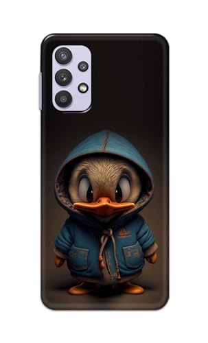 Image of PRINTFIDAA Printed Hard Back Cover Case for Samsung Galaxy M32 5G | Samsung Galaxy A32 5G Back Cover (Animated Duck) -112